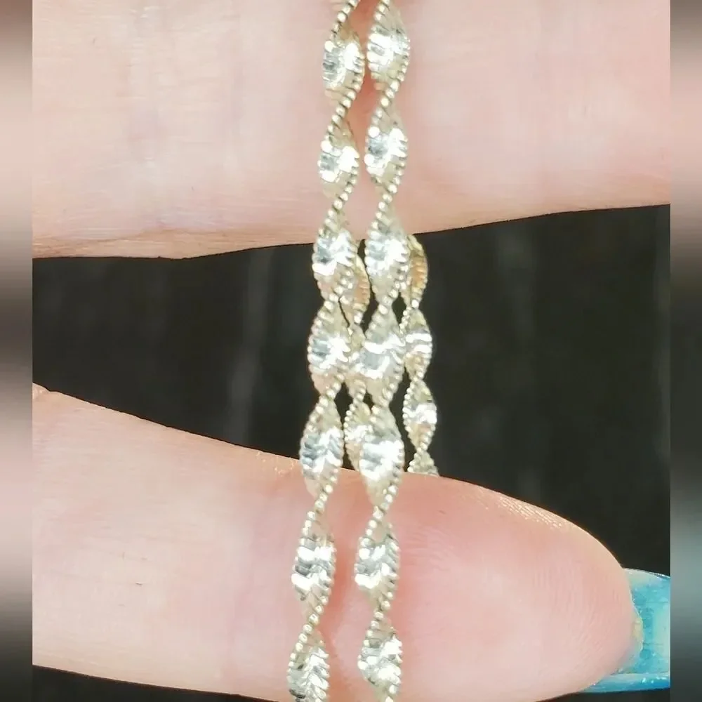 0211. ITALIAN SILVER ~ 20 Sparkling Inches ~ 3mm Wide ~ Stunning & Classic ~SEXY